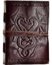 Double Dragon Leather Journal