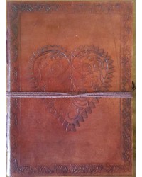 Heart Leather Journal