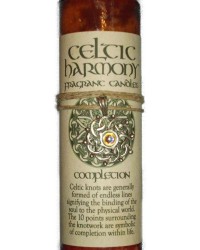 Celtic Harmony Completion Candle with Pendant