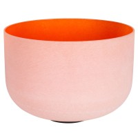 Sacral Chakra 10" Orange Crystal Singing Bowl