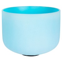 Throat Chakra 10" Light Blue Crystal Singing Bowl