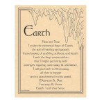 Element of Earth Parchment Poster